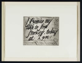 William Kentridge; Zeno Writing, nine