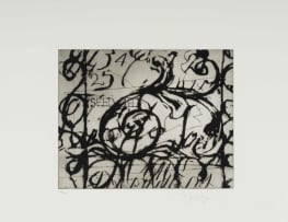 William Kentridge; Zeno Writing, nine