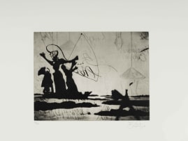 William Kentridge; Zeno Writing, nine