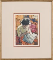 Hennie Niemann Snr; Woman Sewing