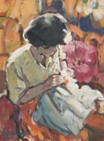 Hennie Niemann Snr; Woman Sewing