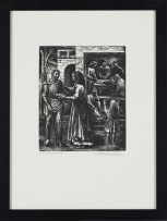 Armando Baldinelli; Interior Scene with Group of Figures