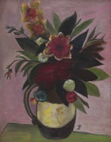Pranas Domsaitis; Flowers in a Jug