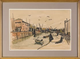 David Botha; Harbour Scene