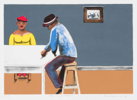 Sam Nhlengethwa; Waiting for an Answer