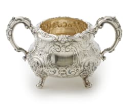 A Victorian six-piece silver tea and coffee set, Goldsmiths Alliance Ltd, London, 1870 and 1889