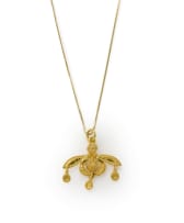 Malia bee pendant and chain