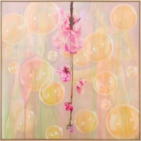Tracy Payne; Blossoms, Bubbles and Bondage II, diptych