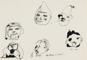 Robert Hodgins; Untitled (Ubu Prêtre et Penitent?)