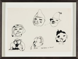 Robert Hodgins; Untitled (Ubu Prêtre et Penitent?)