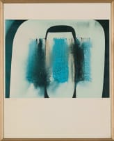 Larry Scully; Untitled (Abstract Composition in Blue)