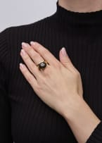 Mabe pearl ring