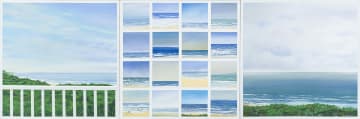Bruce Backhouse; Eighteen Indian Oceans, triptych