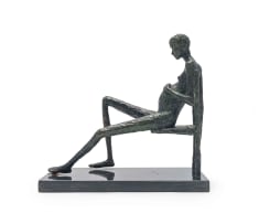 Jean Doyle; Seated Pregnant Nude