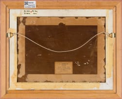 Hugo Naudé; A Figure Walking in Sand Dunes