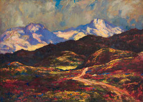 Edward Roworth; Mountain Landscape