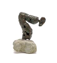 Stella Shawzin; Crouching Figures, two