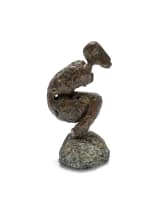 Stella Shawzin; Crouching Figures, two