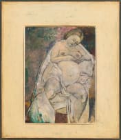 Jean Welz; Pregnant Nude