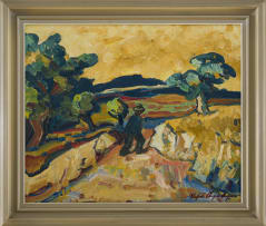 Stefan Ampenberger; Figure in a Landscape