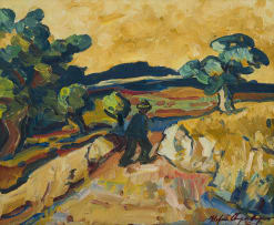 Stefan Ampenberger; Figure in a Landscape