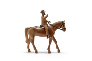 Julius Mfethe; Horse and Rider with Pipe