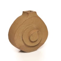 Dina Prinsloo; Spiral and rectangular motif vessels, three