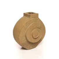 Dina Prinsloo; Spiral and rectangular motif vessels, three