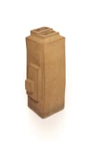 Dina Prinsloo; Spiral and rectangular motif vessels, three