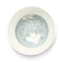 Esias Bosch; Large flared conical bowl with flower motif