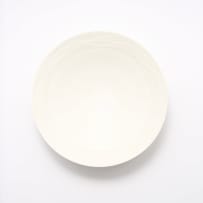 David Walters; Large platter with wave motif on rim