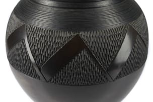 Chuma Maweni; Smoke-fired sculptural vessel