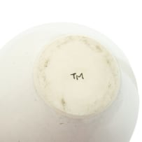 Thelma Marcuson; Porcelain vase and bottle, two