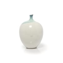 Thelma Marcuson; Porcelain vase and bottle, two