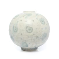 Katherine Glenday; Large round vessel with snail swimmers