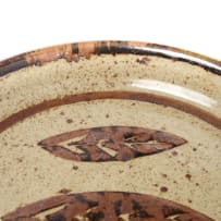 Hyme Rabinowitz; Platter with leaf motif