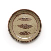 Hyme Rabinowitz; Platter with leaf motif