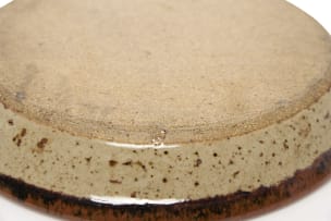 Hyme Rabinowitz; Platter with leaf motif