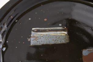 Hyme Rabinowitz; Platter with block motif