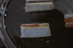 Hyme Rabinowitz; Platter with block motif