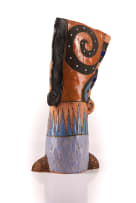 Barbara Jackson; Portrait bust with pink cheeks