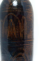 Peter Jaff; Vase with incised wave decoration