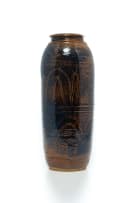 Peter Jaff; Vase with incised wave decoration