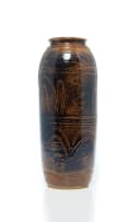 Peter Jaff; Vase with incised wave decoration