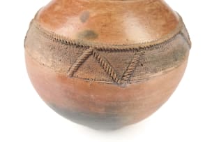 Nesta Nala; Ukhamba with rope and textured band