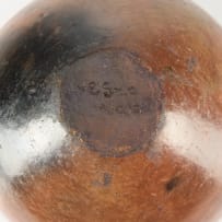 Nesta Nala; Ukhamba with rope and applied motifs