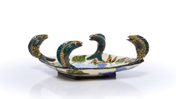 Ardmore Ceramic Studio; Fish and flower bowl