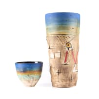 Andile Dyalvane; Views from the studio, two