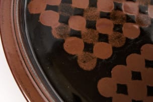 Digby Hoets; Large platter with geometric circle motif