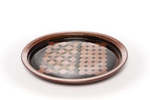 Digby Hoets; Large platter with geometric circle motif